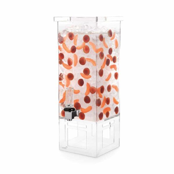 Rosseto® 1 Gallon Rectangular Acrylic Base Beverage Dispenser